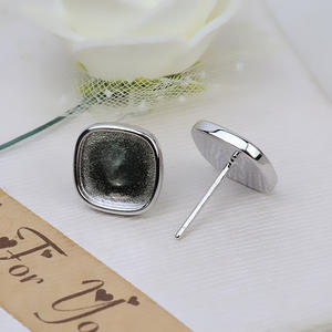 Pendentif d'oreille en argent S925 fait main, style reine, accessoire de collier DIY pour femmes, composants de bijoux tendance et creux - Product Image 1