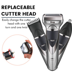Set de Afeitadora Flotante 3 en 1 Dsp con Cabezal Desmontable y Lavable, Motor de Alta Velocidad, Recargable para Hombres - Product Image 3