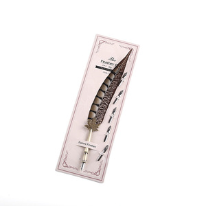 Ensemble de <span class=keywords><strong>calligraphie</strong></span> européenne, <span class=keywords><strong>plume</strong></span> à tremper vintage, culture médiévale, anglais, Bf Curlycue, <span class=keywords><strong>plume</strong></span> à plumeau Nikah, stylo <span class=keywords><strong>plume</strong></span> - Product Image 4
