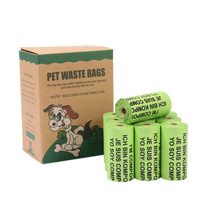 Fournitures pour animaux de compagnie Sacs poubelles parfumés pour chien 2024 <span class=keywords><strong>Sac</strong></span> de merde personnalisé Biodégradable Compostable Chien Sacs de déchets pour animaux de compagnie - Product Image 3