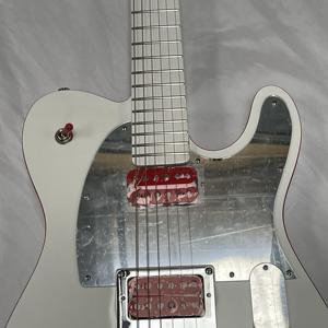 กีตาร์ไฟฟ้า FD-Brand รุ่น TL พร้อม Pickguard แบบกระจก John5 คอไม้เมเปิล ฟิงเกอร์บอร์ดสีขาว ปิ๊กอัพแบบ H-H บอดี้ไม้มะฮอกกานี 22 เฟรต จัดส่งรวดเร็ว - Product Image 3
