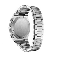 Montres de luxe pour hommes, personnalisées, avec un dôme en verre en acier inoxydable, 40 mm, tourbillon, pour la plongée