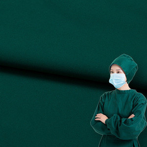Tissu <span class=keywords><strong>ospital</strong></span> drap de lit d'hôpital tissu infirmière tissu uniforme 65% polyester 35% coton 23*23 104*61 - Product Image 2