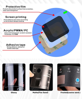 Film de recouvrement graphique en acrylique PMMA OEM, étiquette de panneau avant, adhésif 3M, film de protection graphique en plastique étanche, découpe et impression