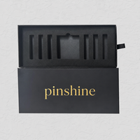 Prix d'usine OEM Logo personnalisé Boîte coulissante en carton rigide avec dorure à chaud pour flacon compte-gouttes d'huile essentielle