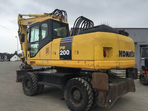 Excavadora de Orugas Komatsu PW200-7 WA Usada Original de Japón, Modelo 2018, Motor, Bomba, Caja de Cambios, Engranajes de Alta Calidad, 46 Toneladas - Product Image 4