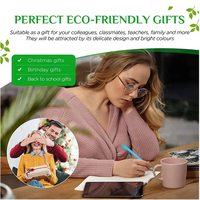 Stylos à bille écologiques en papier kraft SL, personnalisables, pointe de 1,0 mm, design simple, protection de l'environnement, caractéristiques sportives