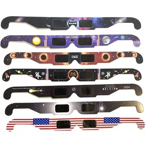 Stock Solar Eclipse Glasses Wholesale CE and ISO Certified Safe Shades for Direct Viewing