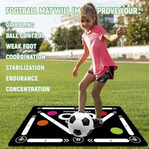 Tapete de Entrenamiento de Fútbol Portátil para Interiores, Tamaño y Color Personalizables, Material de Goma Antideslizante y Duradero, Fácil de Transportar, Equipo de Entrenamiento - Product Image 2