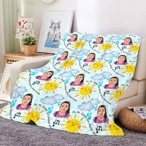 Coperte <span class=keywords><strong>Rachel</strong></span> di Alta Qualità all'Ingrosso, Coperte in Pile e Flanella Personalizzate con Stampa, Regali per Bambini e Studenti - Product Image 3