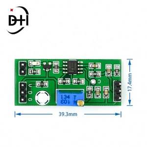 Módulo comparador de voltaje LM393 3.5-24V, control de comparador analógico de salida de alto nivel con indicador LED - Product Image 4