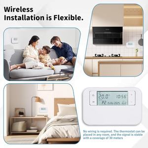 Termostato Programável Sem Fio HEATINGGUARD ESRTP4RF para Sistemas de Aquecimento de Piso em Vilas Modernas, Economia de Energia, Garantia de 1 Ano - Product Image 6
