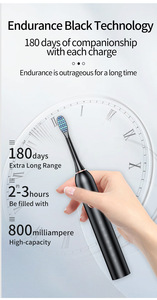 <span class=keywords><strong>Brosse</strong></span> <span class=keywords><strong>à</strong></span> dents électrique intelligente pour adulte Vibration acoustique Blanchiment des dents Chargement USB Étanche 6 modes Soins des gencives bucco-dentaires - Product Image 3