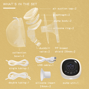 Tiralatte Elettrico Doppio Anly <span class=keywords><strong>Kiss</strong></span> per la Cura di Mamma e Bambino, con 4 Modalità, Funzione Hands-Free, Wireless - Product Image 4