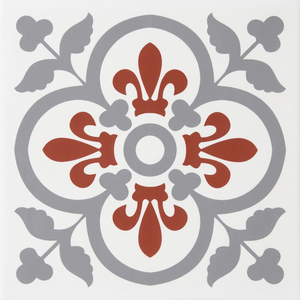 Carrelage en Ciment Moderne VIET HUONG 200x200mm Antidérapant Isolation Thermique Surface Mate Motifs Artistiques Faits Main Bordures pour Cuisine - Product Image 1