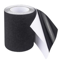 Bande antidérapante pour l'extérieur, pour planche à roulettes, noire, phosphorescente, résistante, pour la sécurité, pour marcher, étanche, pour escaliers de salle de bain