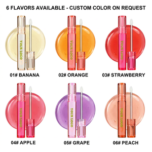 Porte-clés Huile à Lèvres Portable Repulpante Brillante Saveur Fruitée, Viral TikTok, Marque Privée, Logo Personnalisé, <span class=keywords><strong>Gloss</strong></span> Végétalien - Product Image 3