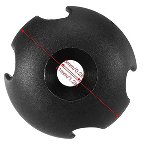 Hebilla de trinquete de aleación de zinc negra de 10 mm con tornillo para accesorios de kayak, canoa y bote a motor - Product Image 3