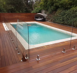 Maison <span class=keywords><strong>Clôture</strong></span> moderne en <span class=keywords><strong>plexiglas</strong></span> Main courante de <span class=keywords><strong>piscine</strong></span> en acier inoxydable Conception de rampe en verre - Product Image 5