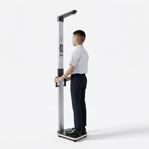 Báscula Ultrasónica Digital Inteligente para Medir Altura y Peso, con Cálculo de IMC, para Uso Escolar, Gimnasios y Público - Product Image 1