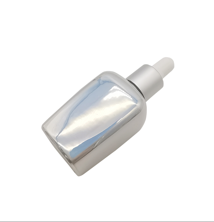 Electroplated Small Airtight Essential Oil Dropper Bottles Vials 15ml 20ml 30ml