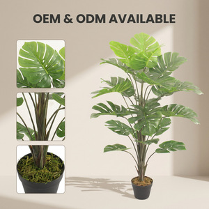 优质仿真龟背竹叶植物仿真树户外装饰 - Product Image 6