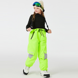Pantalones de esquí impermeables para niños de 4 a 12 años, pantalones cálidos de esquí y snowboard para niños y niñas para deportes al aire libre - Product Image 2