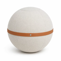 Chaise de yoga avec logo personnalisé pour le bureau, avec housse en tissu lavable et poignée, siège de ballon de stabilité anti-éclatement avec pompe