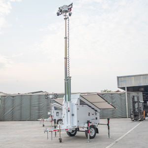 Remolque CCTV independiente alimentar por energia Solar, con Detector de movimiento y lucis de seguridad - Product Image 1