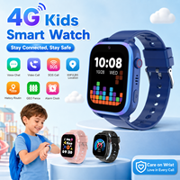 Reloj Inteligente para Niños de 1.83 Pulgadas 4G DH26 con Chat de Voz, Videollamada, Posicionamiento LBS+WiFi, Seguimiento Histórico, Reloj Inteligente para Niños con Cámara
