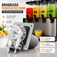 Pompe péristaltique sanitaire LEFOO 24V DC 270ml/min, petite pompe de dosage péristaltique pour applications alimentaires et de boissons