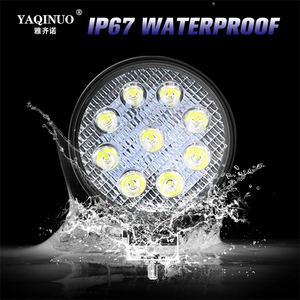 Đèn sương mù LED ô tô Đèn LED chiếu sáng khi lái xe 27W Đèn LED tròn làm việc cho xe địa hình - Product Image 6