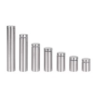 Stainless Steel ISO Inch Coarse Thread Advertising Screw Acrylic Glass Fastener High Load Decorative Stud