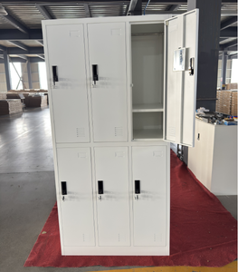 Casier de rangement en acier avec serrure à clé, 15 portes, casiers pour personnel, casiers métalliques muraux, cadenas, écologique, garantie 5 ans, salle de sport - Product Image 2
