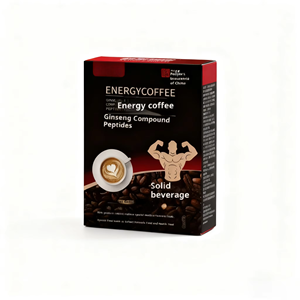 Men's Energy Mellow Cream Black Coffee Oyster Compound Peptide Ginseng Deer <strong>Whip</strong> Rhesus <strong>Instant</strong> Coffee Sunny 100g in Box - Product Image 1