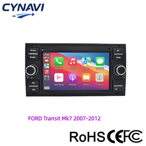 Sistema di Navigazione <span class=keywords><strong>Stereo</strong></span> <span class=keywords><strong>per</strong></span> <span class=keywords><strong>Auto</strong></span> FORD Transit Mk7 2007-2012 2DIN, Schermo IPS 7'', Android 13 2+32G, Schermo Diviso, CarPlay, WiFi - Product Image 1