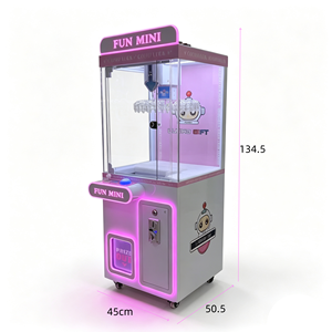 Máquina de Juego de Premios FUNMINI Operada con Monedas, Mini Clip, para un Jugador, con Muñecos de Peluche, Máquina Expendedora de Regalos, Máquina Recreativa con Luces Intermitentes - Product Image 3