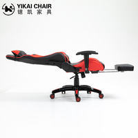 Chaise de jeu de course ergonomique de haute qualité Conception de chaise personnalisée Meilleure chaise de bureau pour les joueurs Massage par repose-pieds confortable