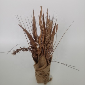 Vente en gros de fleurs artificielles en soie, mini fleurs en pot pour décoration de mariage - Product Image 3