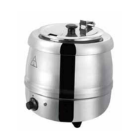 Chauffe-soupe électrique en acier inoxydable 10L, bouilloire pour buffet, chauffe-aliments pour la restauration, maintien au chaud 24 heures