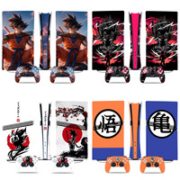 Autocollant de dessin animé mignon de haute qualité pour enfants, autocollant de dragon d'anime pour console de jeu PS5 Slim, autocollant de dessin animé, décoration tendance, vente en gros