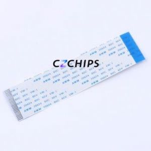 FC-1.0A-24P-100mm FFC Cable (Flexible Flat Cable) P=1mm Connector 24P 1mm 0.3mm Reverse - Product Image 1