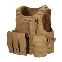 Gilet tactique amphibie de bonne qualité OEM pochette de magazines conception de maille de camouflage Oxford étanche pour prix de formation Cosplay