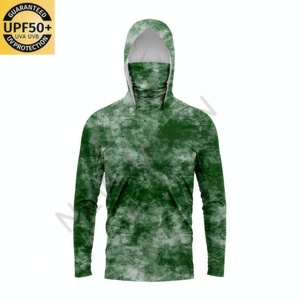 Customized Upf50+ UV protection Moisture Wicking Long Sleeve <b>Sunscreen</b> Shirt High Performance Camouflage Fishing Shirt - Product Image 4