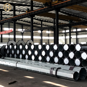 Poteau électrique en acier galvanisé pour la distribution d'énergie, équipement de distribution électrique - Product Image 6