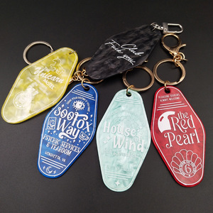 Custom Personalized Acrylic Keychains With Printed Logo Clear Blank Acrylic Keychain Blank Photo Frame Acrylic Keychain