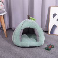 Pet Chien Lits Tapis Doux En Peluche Chaud Canapé Chenil Panier De Sommeil pour Petits Chiens Chats Fournitures Panier Couverture Accessoires