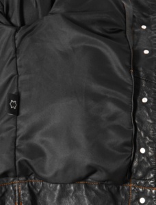 Custom 100% Genuine Black Soft Nappa Leather <b>Women</b>’s <b>Jacket</b> Minimal Design YKK Zipper Private Label OEM/ODM Clean Modern Luxury - Product Image 5