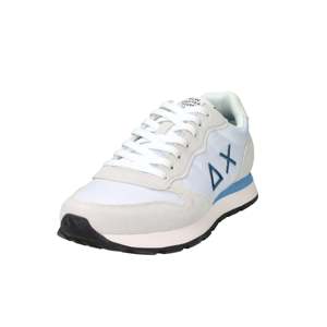 Baskets Sun68 Uomo Z36101 Beige Blanc Bleu clair Talon de 3 cm Chaussures de marche - Product Image 3