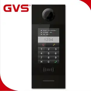 Quảng Châu Nhà Máy GVS IP Video Cửa Điện Thoại Nhận Diện Khuôn Mặt Android Màn Hình Ngoài Trời Trạm 7 Inch 4.3 Inch Video Hệ Thống Intercom